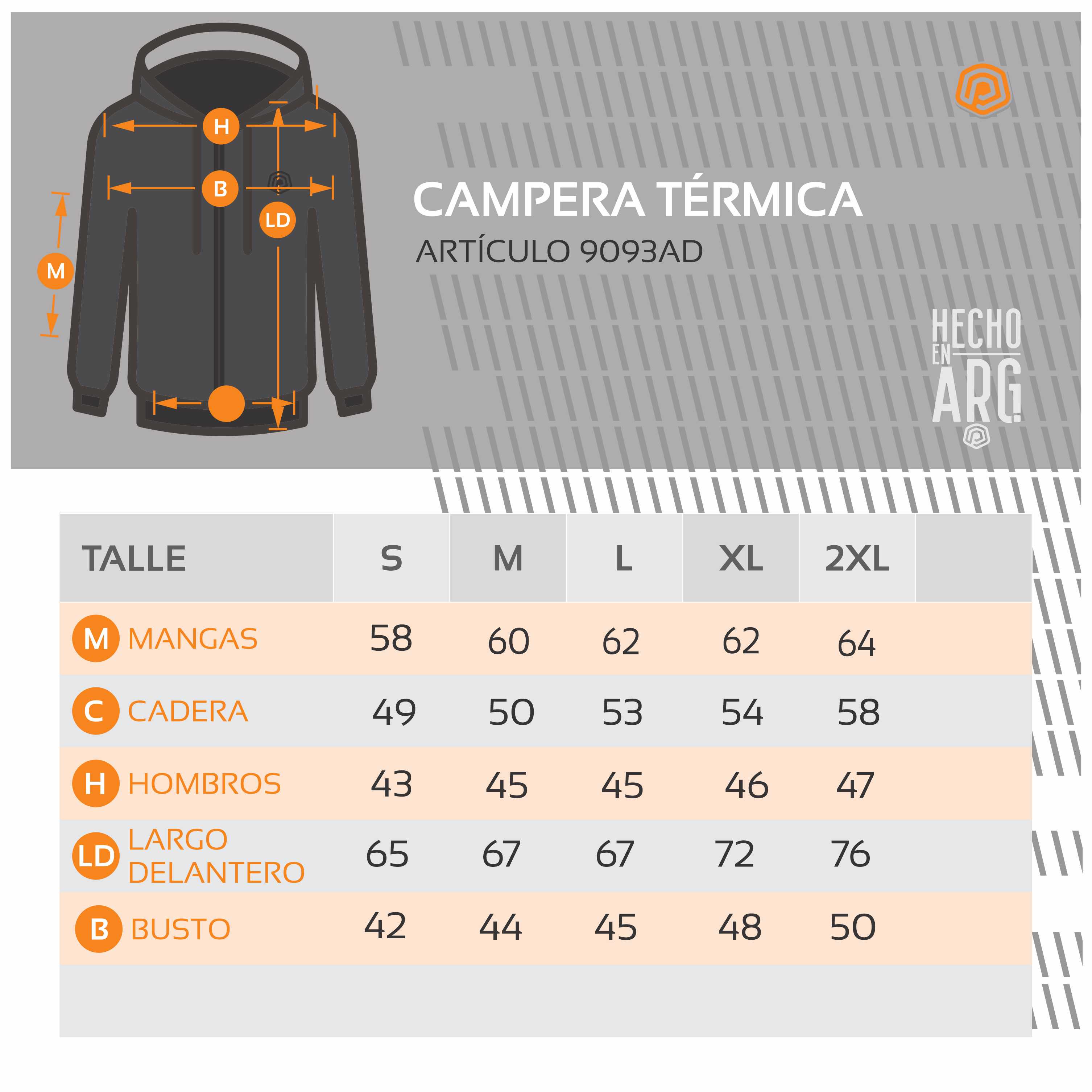 TABLA DE TALLES 9093AD